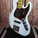 Fender American Ultra Jazz Bass V w/Maple Neck in Arctic Pearl