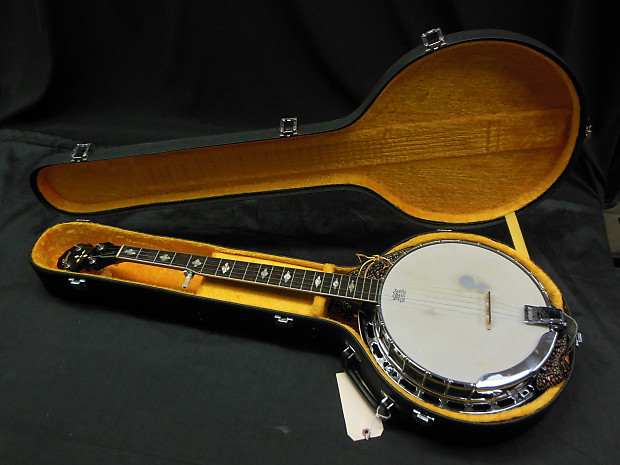Morris バンジョー G-130 ケース付き Banjo Morris G-130 Snowflakes Inlay with Hard Case | eBay