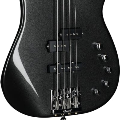 Charvel Pro-Mod San Dimas PJ IV Electric Bass, Metallic Black image 4