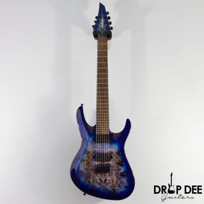 Jackson Pro Series Signature Chris Broderick Soloist HT7P 7-String Electric Guitar - Transparent Blu image 2
