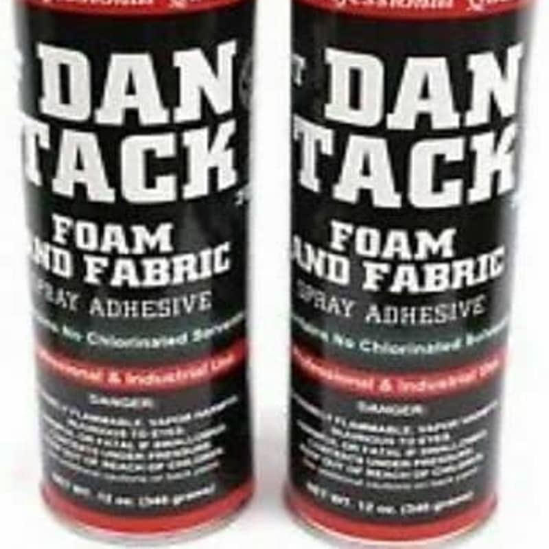 3 Dan Tack Professional Quality Foam & Fabric Spray Glue Adhesive Big Can 12 oz