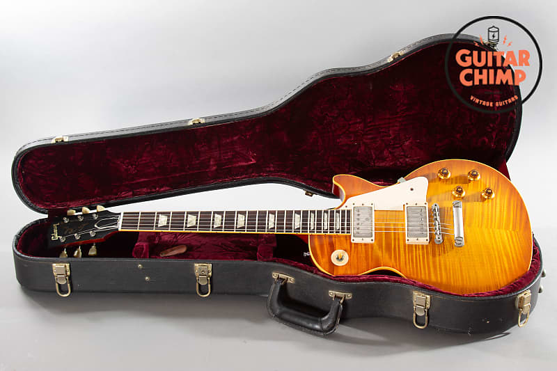 1998 Gibson Custom Shop Historic ‘59 Reissue Les Paul Heritage Cherry Sunburst Flame Top image 1