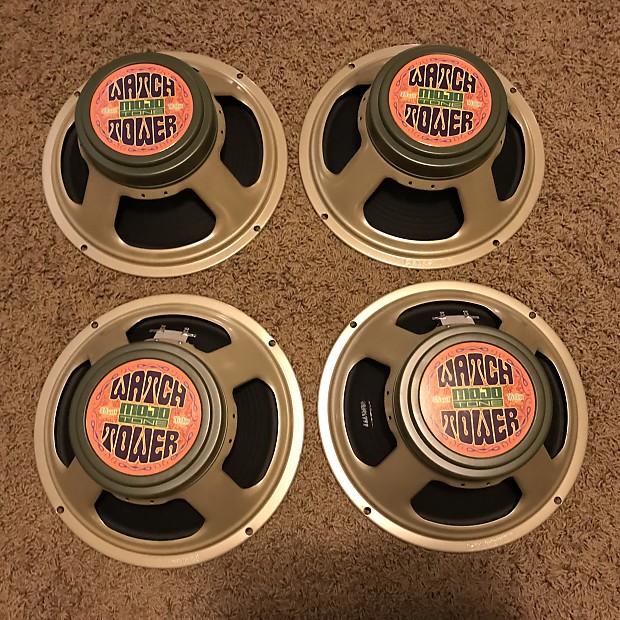 Celestion G12C Mojotone Watchtower 8 Ohm Quad