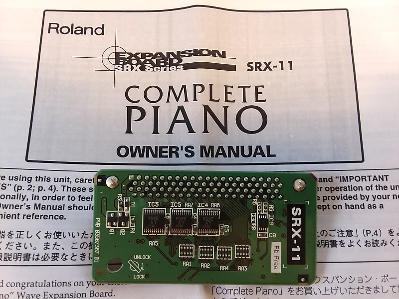 Roland SRX-11 SRX Complete Piano Fantom Juno Expansion Card