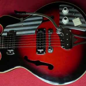Teisco EP-2L Hollow Body Electric Guitar Japan Vintage