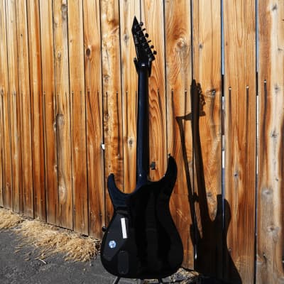 ESP LTD SIGNATURE SERIES JH-600 CTM Black Jeff Hanneman 6-String Electric Guitar (2024) image 8