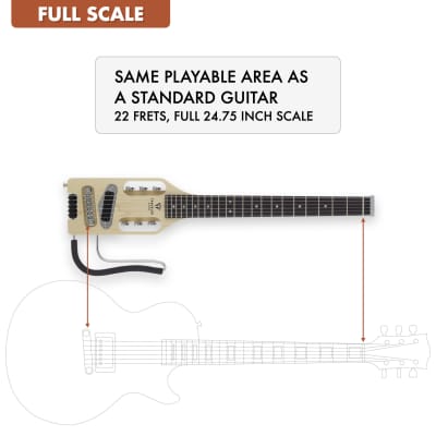 Traveler Guitar Ultra-Light Electric Travel Guitar (Maple) image 3