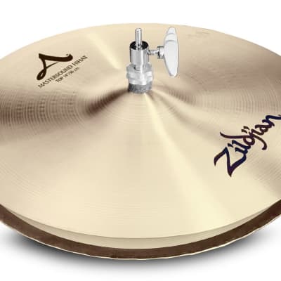 Zildjian 14" A Series Mastersound HiHat Cymbal Set - A0123 - 642388122082 image 3