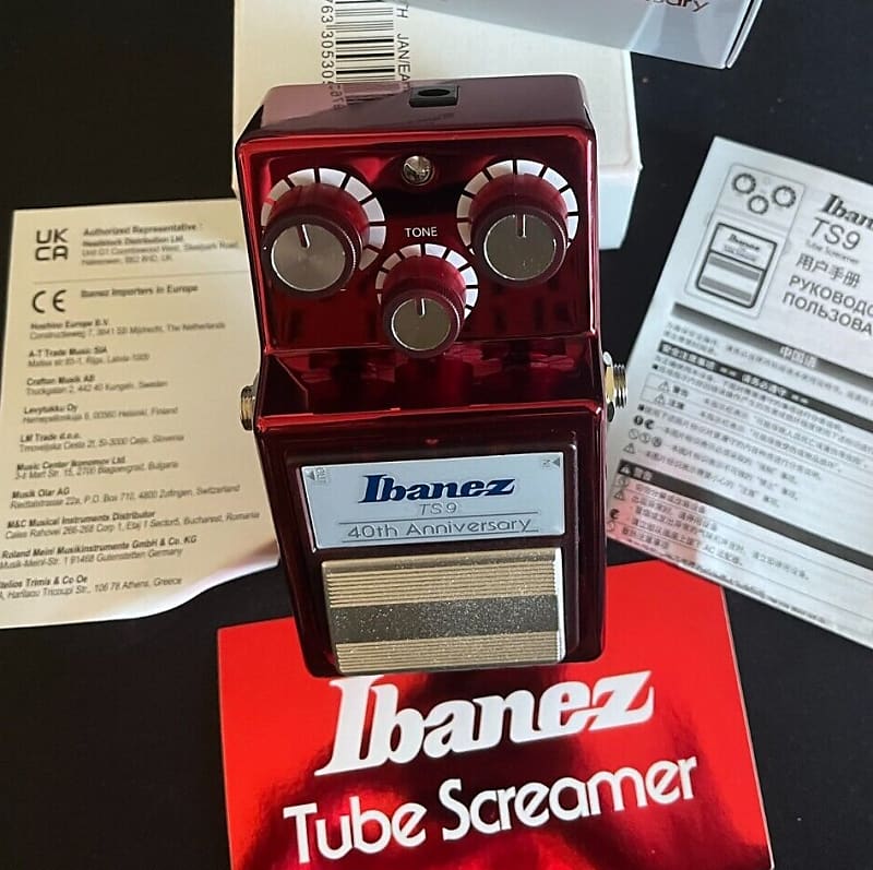 Ibanez TS9 Tube Screamer 40th Anniversary Edition (Ruby) - Brand New in Box