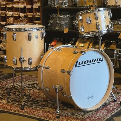 USED LUDWIG 1990's Classic Downbeat Outfit In Gloss Natural - | Reverb