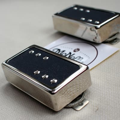 McNelly Pickups V2 Stagger Swagger Humbucker set - open nickel cover