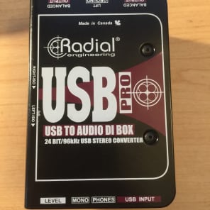 Radial USB-Pro Stereo Laptop DI Box