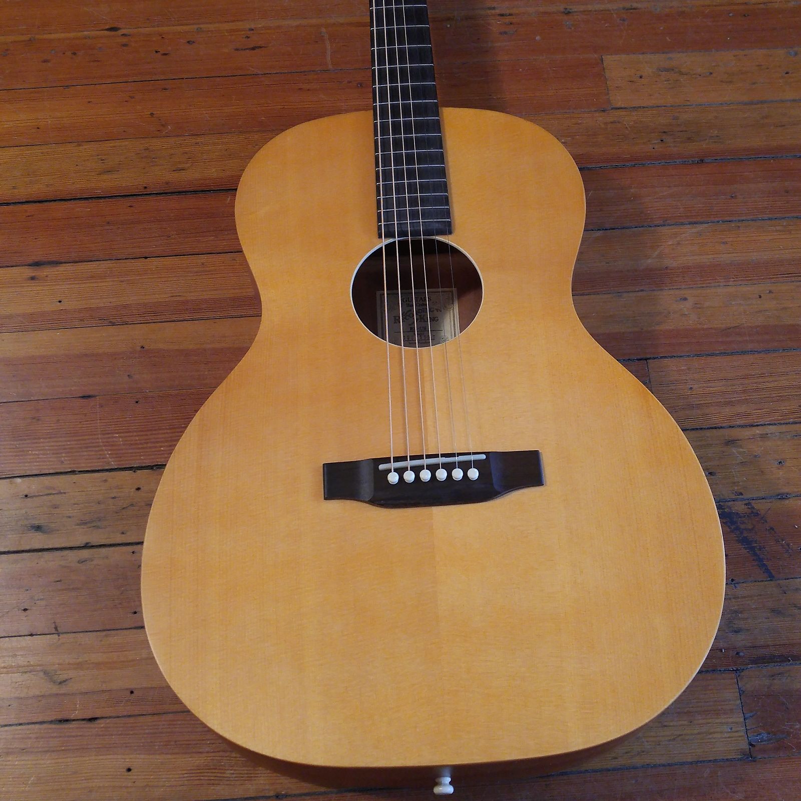 Recording King ROS A3M EZ Tone 000 12 Fret Natural Satin Reverb