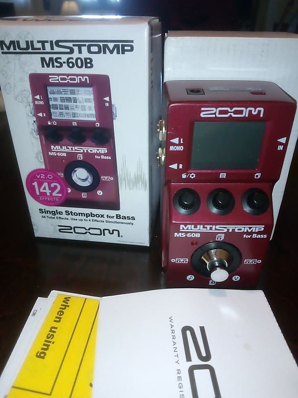 Zoom MS60B Bass Effects | Reverb
