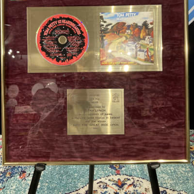 Stan Lynch Tom Petty and The Heartbreakers, Ireland, Into The Great Wide Open, Gold Record (#14) image 2