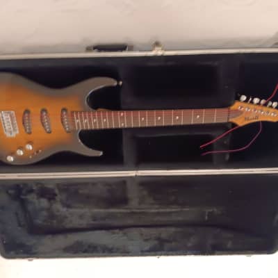 Mark II Strat-Style Electric Guitar (Model M2 15DOS/BS) 2000's Darkburst with Johnson Hardshell Case image 1