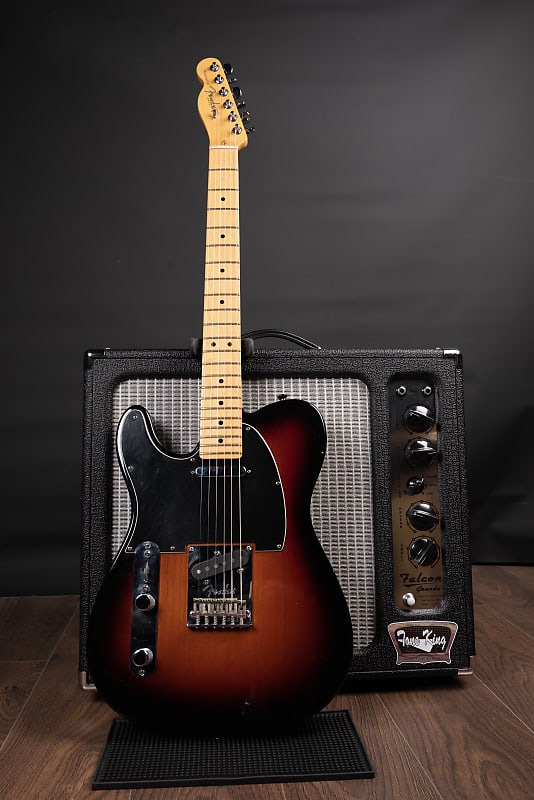 2012 Fender USA American Standard Telecaster - in 3 Tone Sunburst Left  Handed