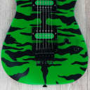 Charvel Guitars Satchel Signature Pro-Mod DK Electric Guitar, Slime Green Bengal
