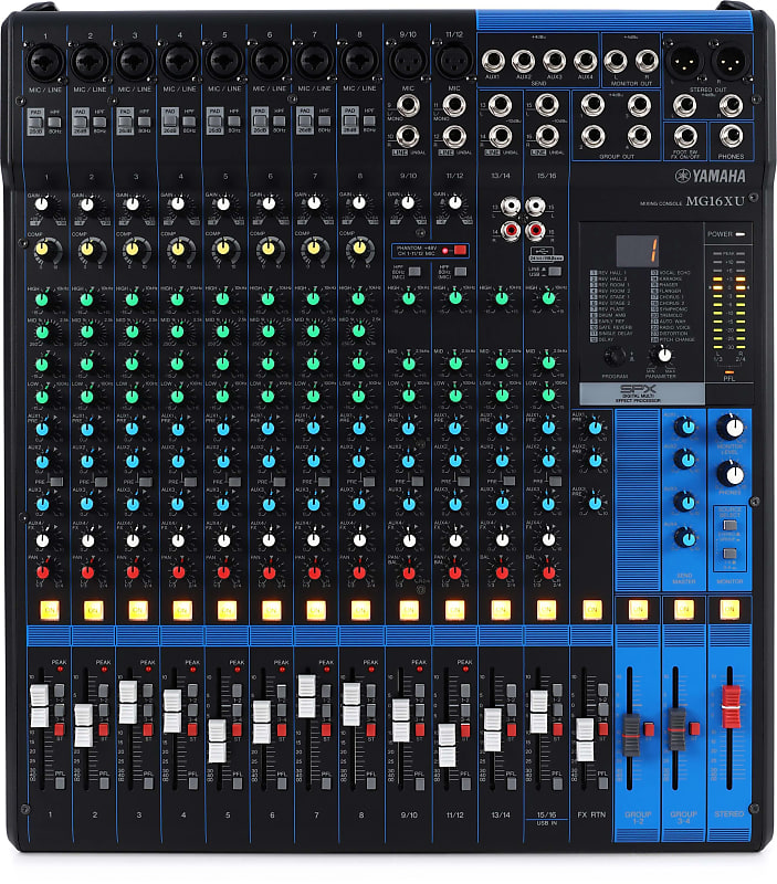 Yamaha MG16XU 16 Channel Analog Mixer | Reverb