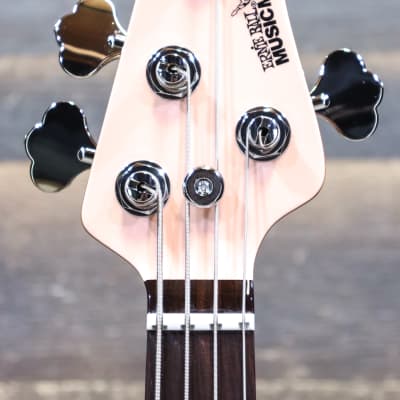 Ernie Ball Music Man StingRay Special HH Pueblo Pink 4-String Electric Bass w/Case image 5