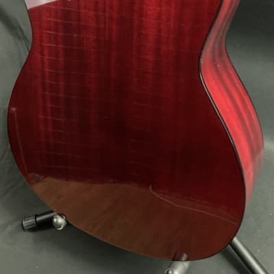 Yamaha CSF1MCRB Parlor Acoustic-Electric Guitar Crimson Red Burst w/ Gig Bag image 11