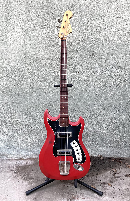 Hagstrom HII B 1960s - Red | Reverb