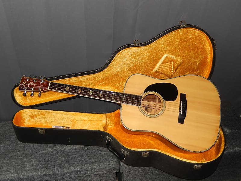 MADE IN JAPAN 1978 - MORRIS W60 - ABSOLUTELY TERRIFIC - MARTIN D41 STYLE - ACOUSTIC GUITAR image 1