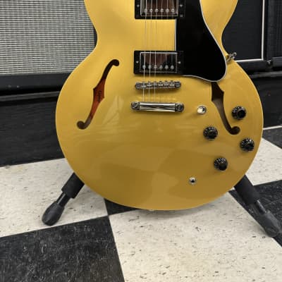 Epiphone ES-335 Traditional Pro Inspired by Gibson 2021 - Present - Metallic Gold image 3