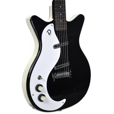 Danelectro 59M NOS+ Left-Handed Guitar - Black image 4