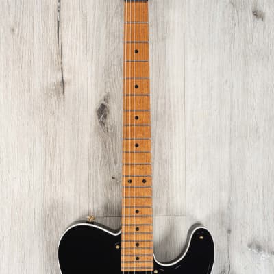 Suhr Mateus Asato Classic T Guitar, 3A Roasted Birdseye Maple Fretboard, Black image 15