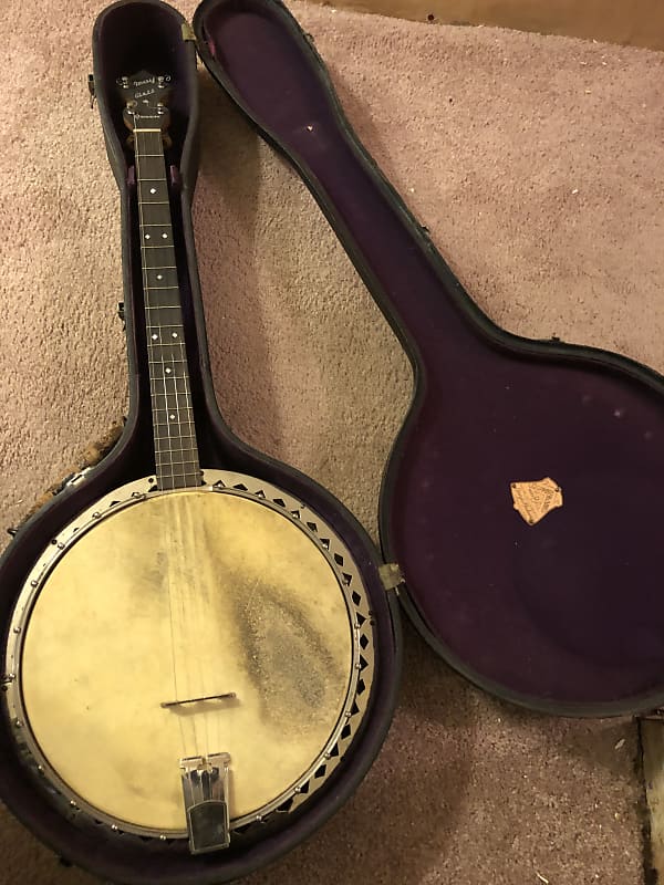 Immagine Slingerland May Belle Queen 4 string tenor banjo 1920’s maple tan - 1