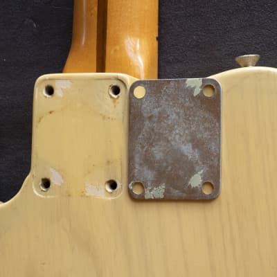Fender Telecaster 1954, Blond, Black Pick Guard, GORGEOUS Finish, Grainy Ash Body & BENDS NOTES image 14
