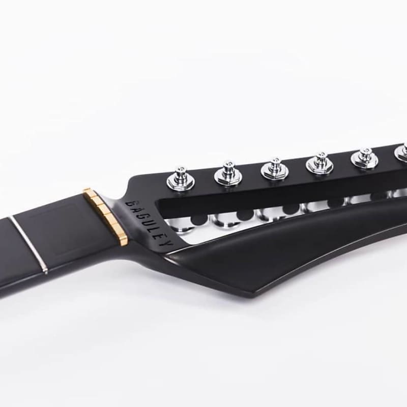 Pre-Order - Baguley Anodized Black Aluminum Guitar Neck - Free