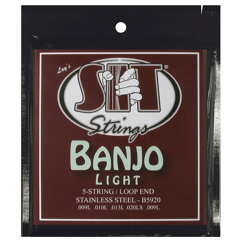 SIT Strings B5920 Light 5-String Banjo Stainless Steel Strings image 1