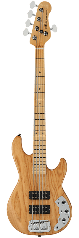 G&L CLF Research L2500 Bass with Maple Fingerboard 2022 Natural Ash