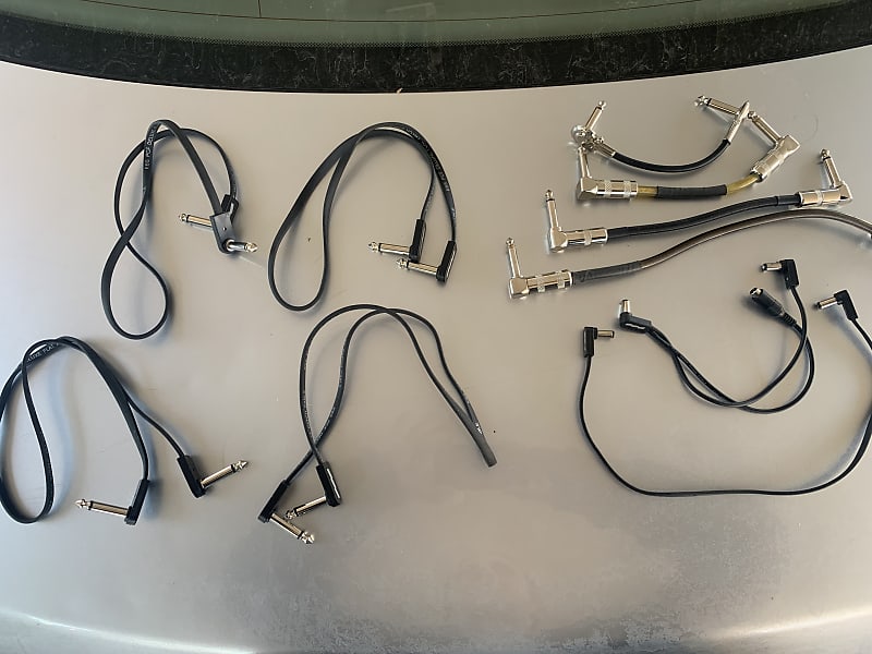 EBS Flat Patch Cable PCFDL Bundle Reverb