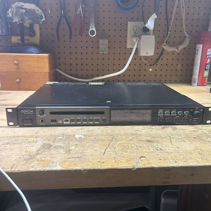 Denon DN-700C Network CD/Media Player 2010s - Black  			