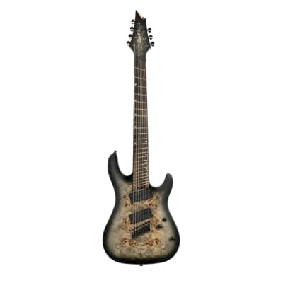 Cort KX507 7-String Multi-Scale Electric Guitar in Stardust Black image 7