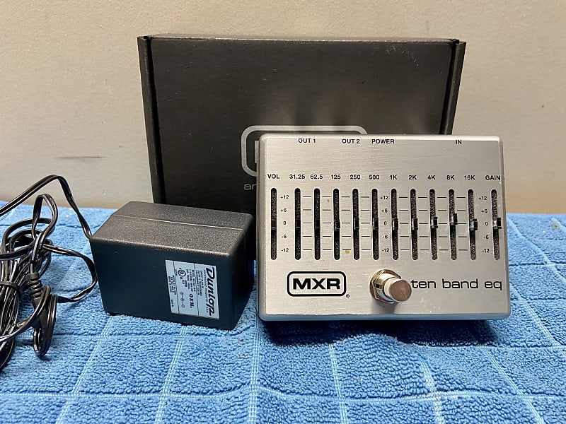 MXR M108S 10-Band Graphic Equalizer Silver