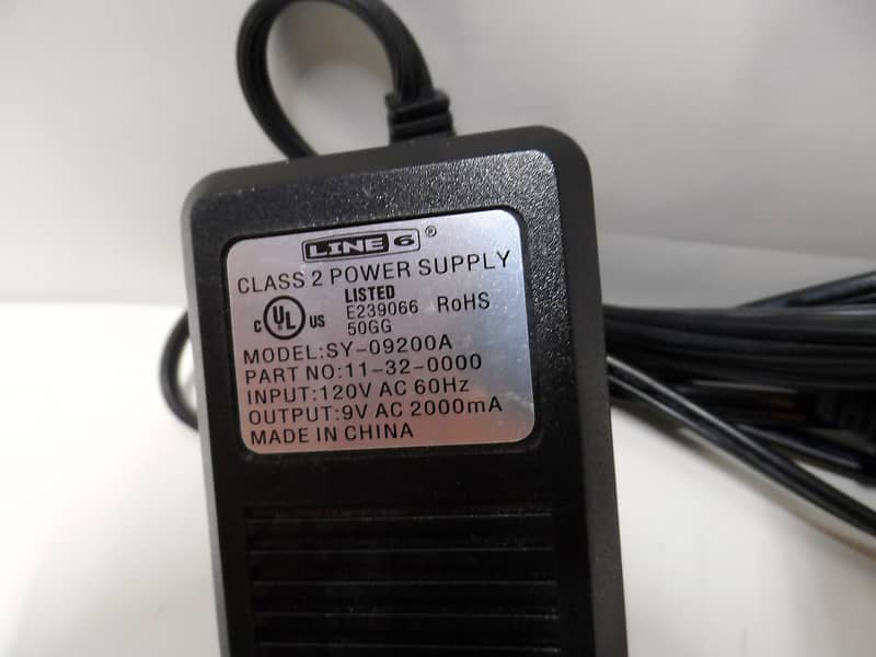 Line 6 POD 2.0 XT AC Adapter 11-32-0000 0018 Micro Spider Live