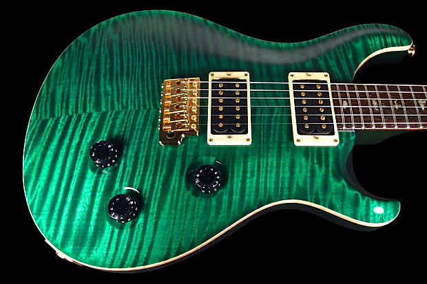 PRS Custom 24 グリーン エレキギター artist package - メルカリ