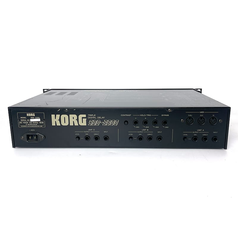 配信機器・PA機器・レコーディング機器 KORG SDD3300 Triple Digital Delay KORG コルグ トリプル デジタルディレイ SDD-3300