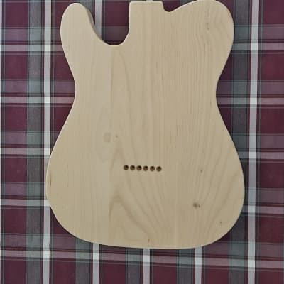 Woodtech Routing - 2 pc Alder Neck P-90 Telecaster Body - Unfinished image 2