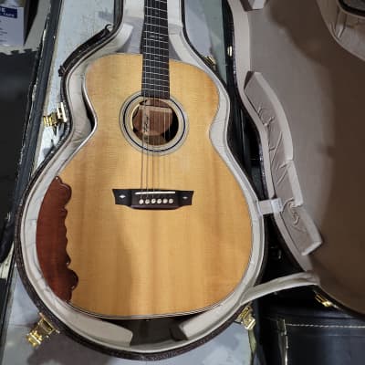 E A Foley OM Custom Adirondak Red Spruce Top Acoustic Guitar image 3
