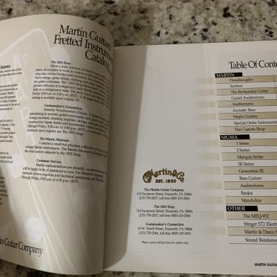 Martin Catalog 1993 image 2