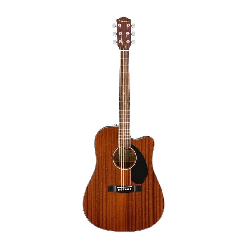 Fender CD-60SCE Dreadnought 6-String Acoustic Guitar (Right-Hand, All-Mahogany) image 1