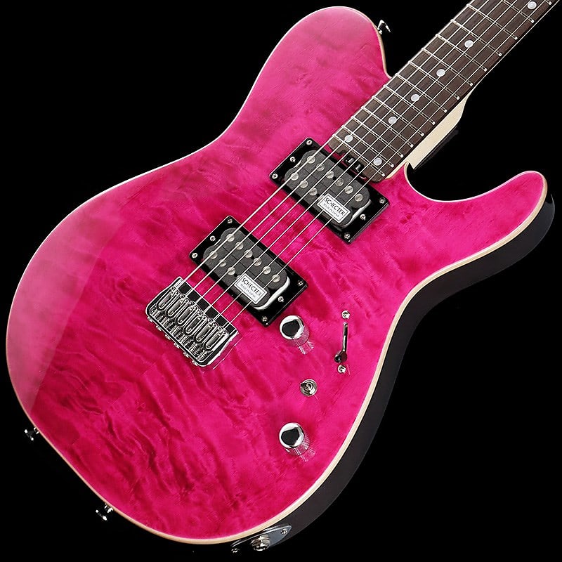 SCHECTER KR-24-2H-FXD (Pink/Rosewood) -Made in Japan-