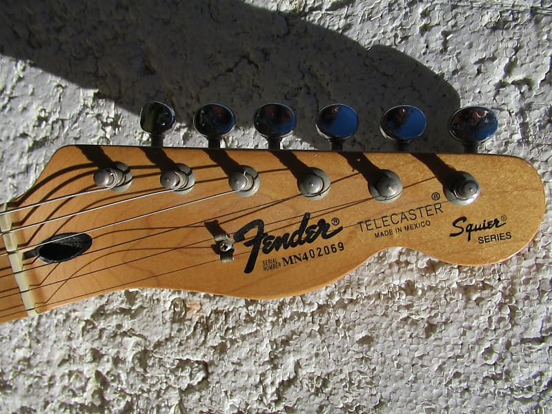 Fender Telecaster Guitar, 1994, Mexico, White, Original, Gig Bag, Clean