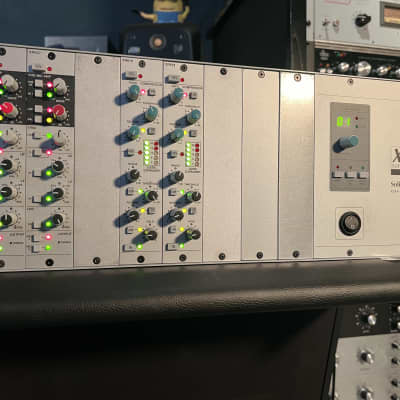 Solid State Logic X-Rack Loaded with 2 XR627 Preamps and 2  XR618 Dynamics Modules 2010s - Silver image 1