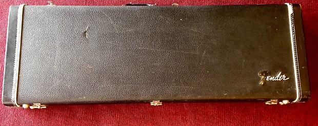 Fender 1960's Hard Case Black/Orange image 1